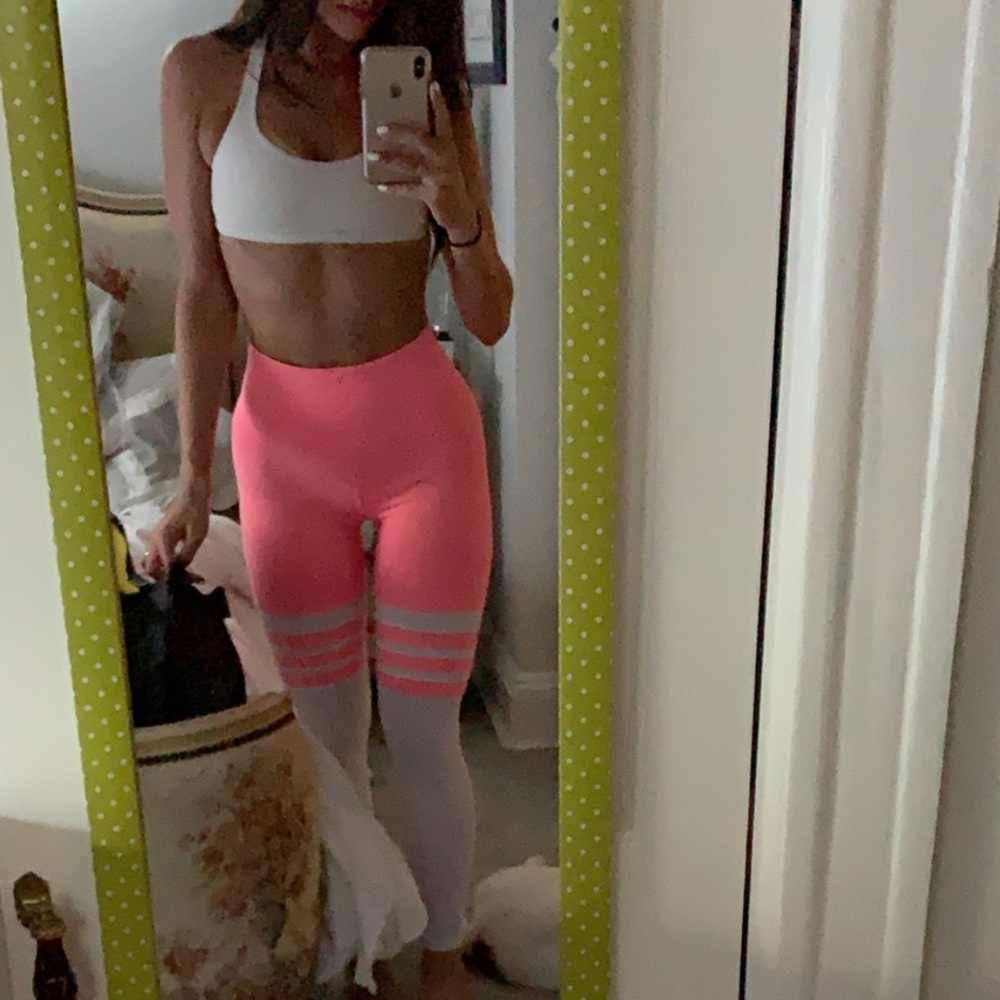 Bombshell sportswear thigh high sock legging